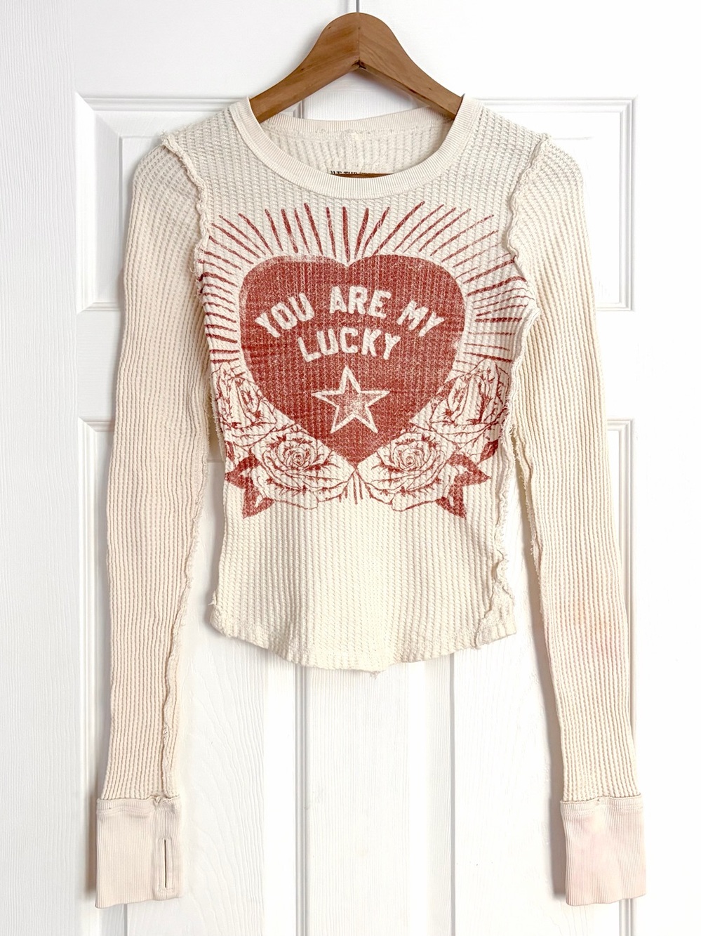 Free People We The Free Lucky Locket T-Shirt Size XS
